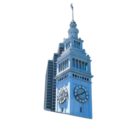 building, 3d render, concept art, photorealistic transparent PNG cut-out