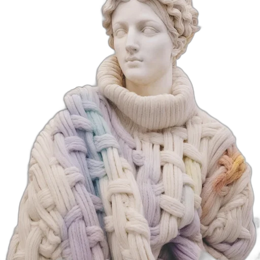 jacket, vaporwave, 3d render, snow transparent PNG cut-out