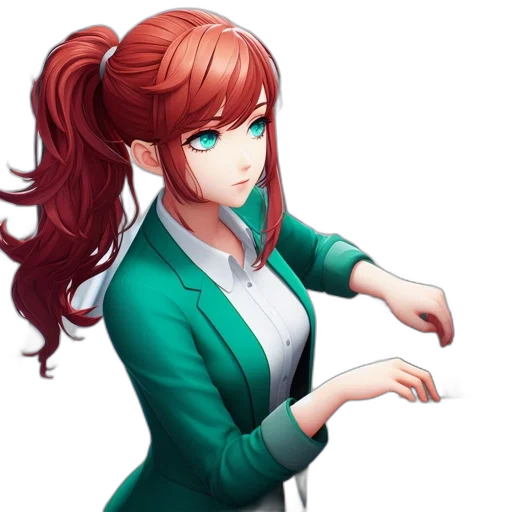 staff, weapon, face, jacket transparent PNG cut-out