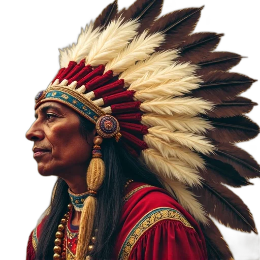face, staff, hat, jewelry transparent PNG cut-out