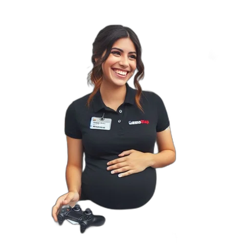 staff, dress, robot, woman transparent PNG cut-out
