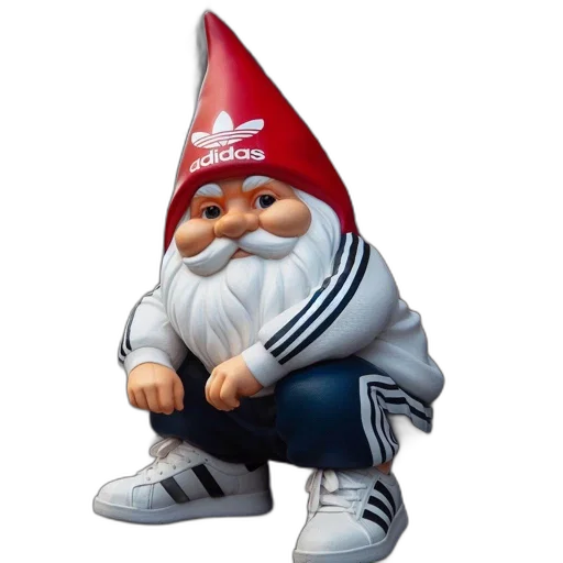 hat, shoes, staff, creature transparent PNG cut-out