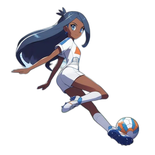 hair, dress, staff, anime transparent PNG cut-out