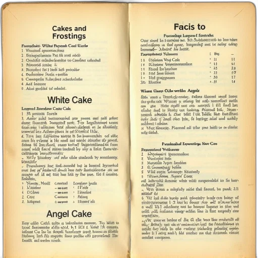 food, vintage, recipe, book transparent PNG cut-out