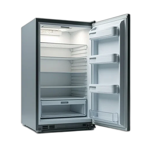 food, furniture, refrigerator, open transparent PNG cut-out