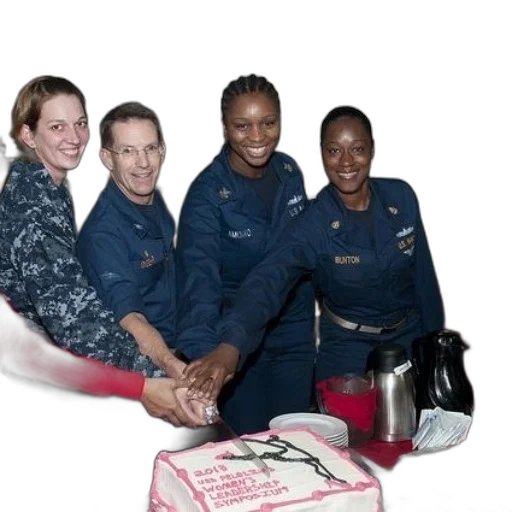 staff, group, people, uniform transparent PNG cut-out