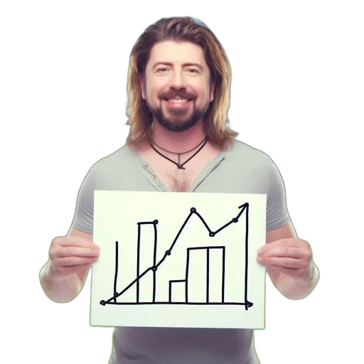 man, stands, before, two-story transparent PNG cut-out