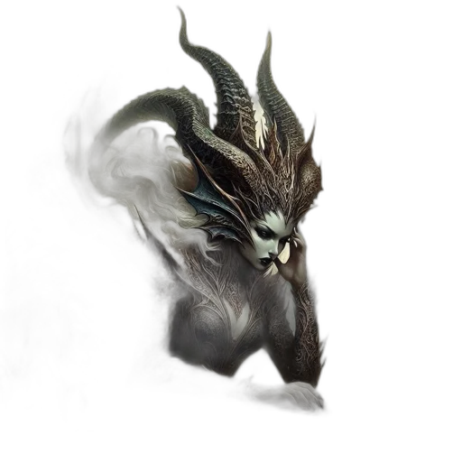 dragon, creature, mask, animal transparent PNG cut-out