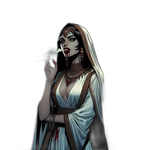 staff, dress, jewelry, mask transparent PNG cut-out