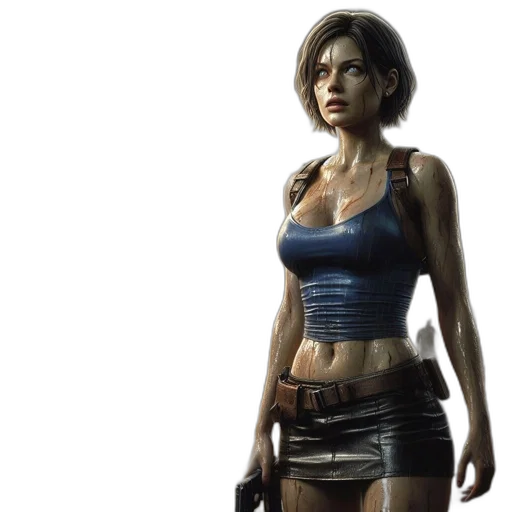 concept art, photorealistic, comic book art, 3d render transparent PNG cut-out