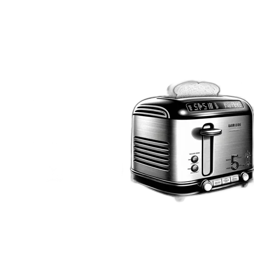 robot, food, 3d render, photorealistic transparent PNG cut-out