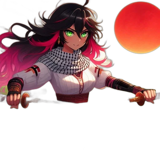 sword, staff, weapon, fantasy art transparent PNG cut-out