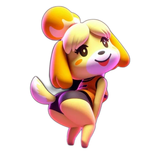 animal, staff, creature, 3d render transparent PNG cut-out