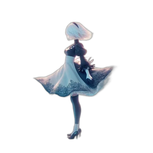 dress, hat, crown, staff transparent PNG cut-out