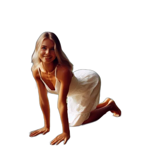 dress, creature, jewelry, face transparent PNG cut-out