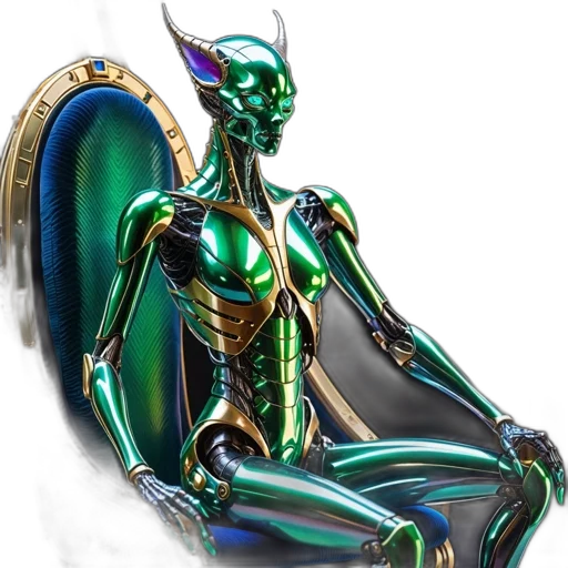 jewelry, dragon, robot, concept art transparent PNG cut-out