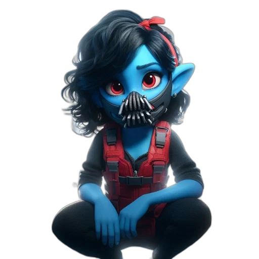 mask, creature, face, concept art transparent PNG cut-out