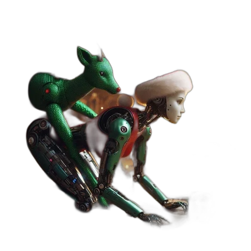 robot, creature, animal, weapon transparent PNG cut-out