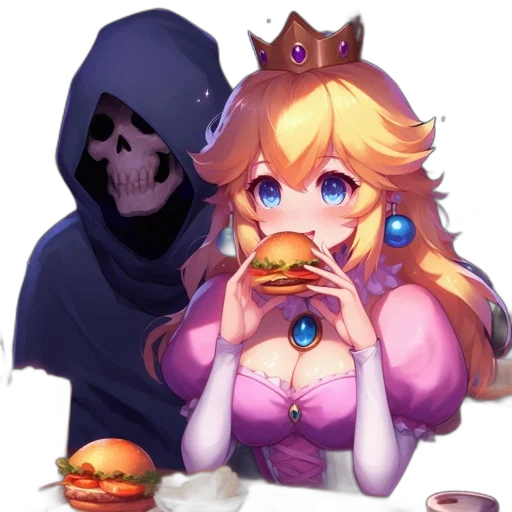 food, crown, pixel art, concept art transparent PNG cut-out