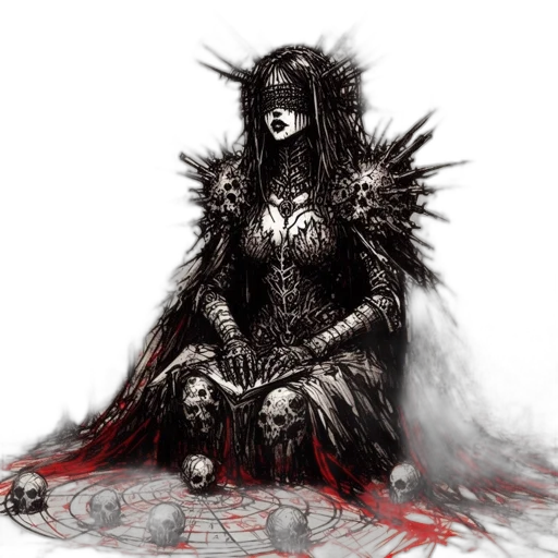 dress, crown, mask, concept art transparent PNG cut-out