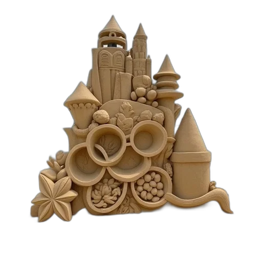 crown, 3d render, concept art, fantasy art transparent PNG cut-out