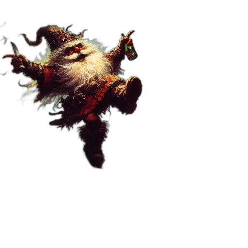 creature, dragon, staff, weapon transparent PNG cut-out