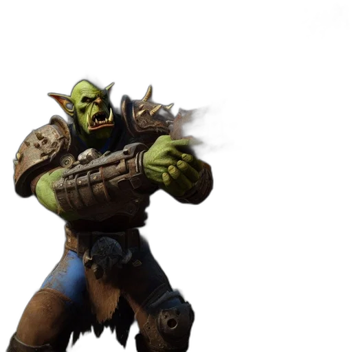 weapon, staff, mask, creature transparent PNG cut-out