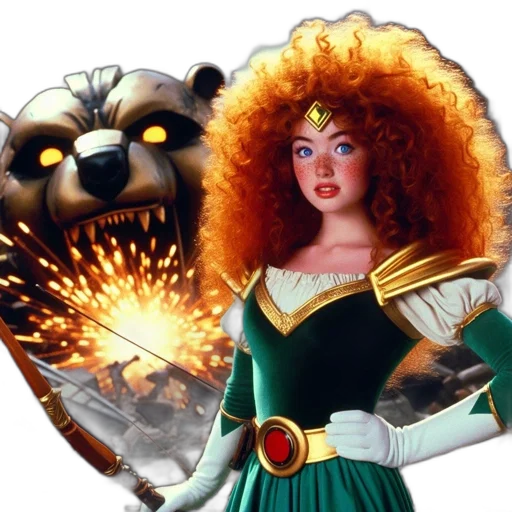 comic book art, fantasy art, concept art, 3d render transparent PNG cut-out