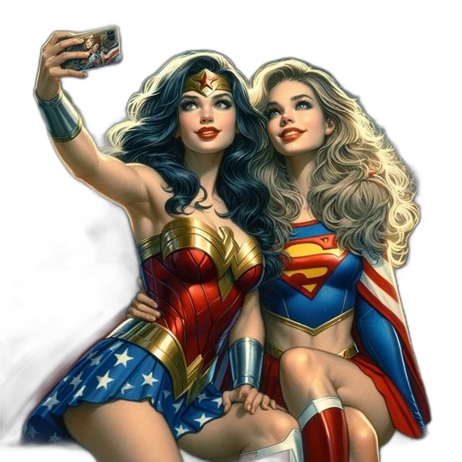 comic book art, concept art, cartoon, photorealistic transparent PNG cut-out