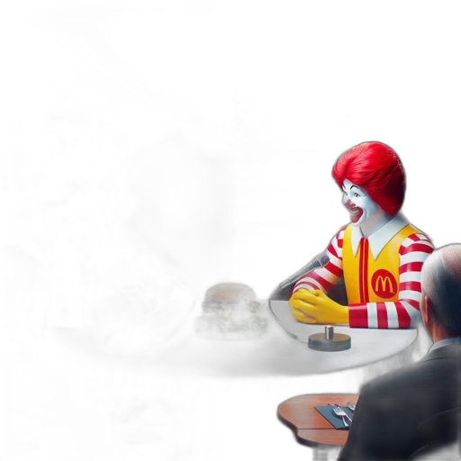 food, robot, 3d render, concept art transparent PNG cut-out