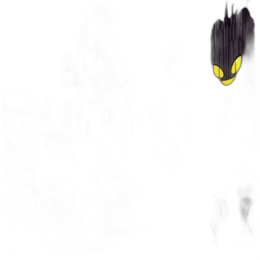 hair, animal, creature, mask transparent PNG cut-out