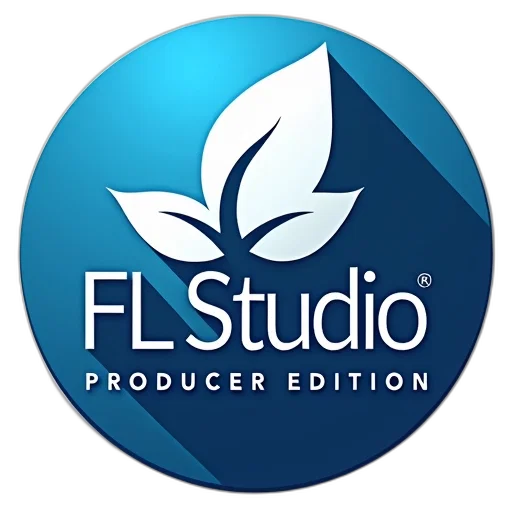 3d render, circular, logo, blue transparent PNG cut-out