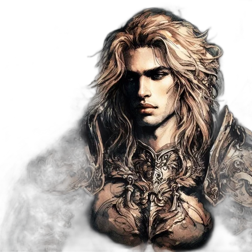 hair, dragon, fantasy art, photorealistic transparent PNG cut-out
