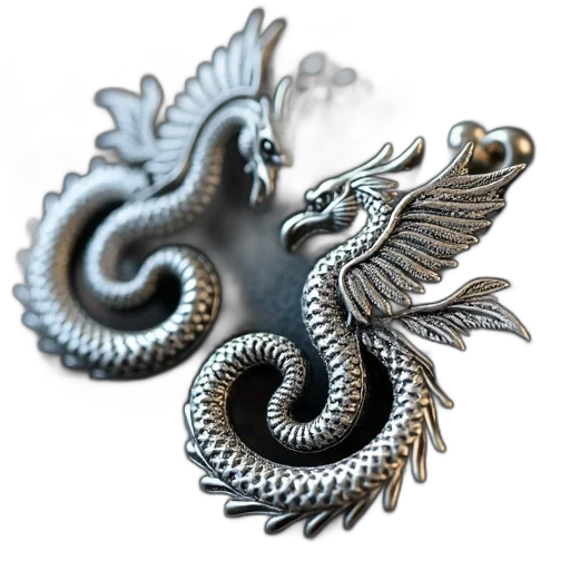 dragon, jewelry, crown, staff transparent PNG cut-out