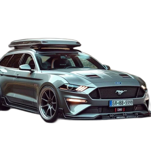 car, photorealistic, concept art, 3d render transparent PNG cut-out
