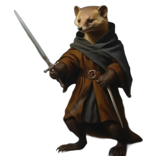 staff, animal, creature, sword transparent PNG cut-out