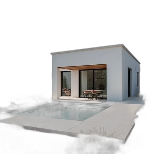 building, 3d render, photorealistic, concept art transparent PNG cut-out