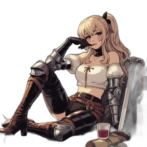 weapon, sword, dragon, fantasy art transparent PNG cut-out