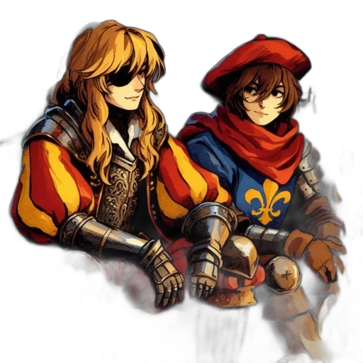 concept art, pixel art, fantasy art, comic book art transparent PNG cut-out