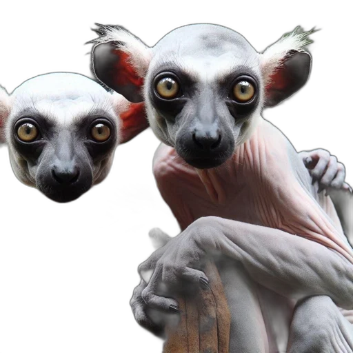 creature, mask, animal, staff transparent PNG cut-out