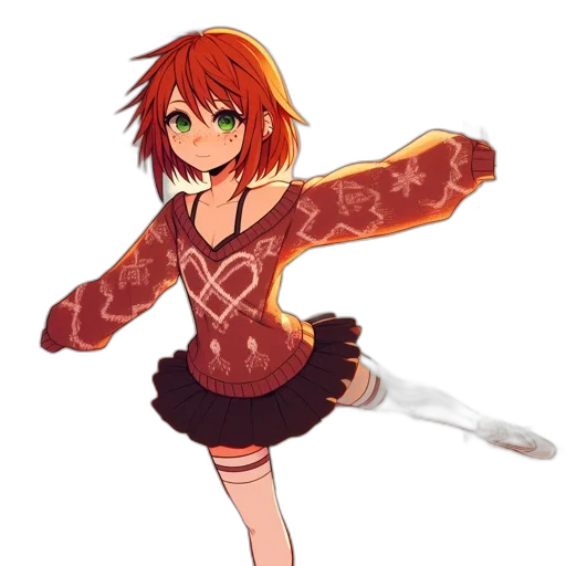 dress, jacket, staff, pixel art transparent PNG cut-out