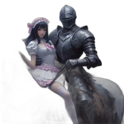 sword, weapon, robot, dress transparent PNG cut-out