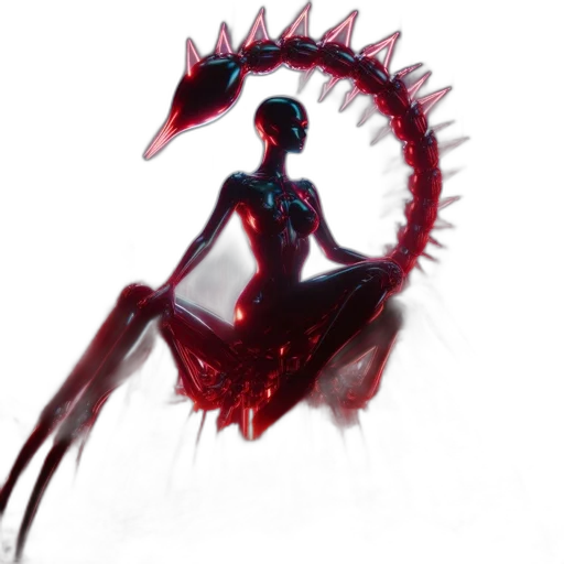 creature, dragon, staff, dress transparent PNG cut-out