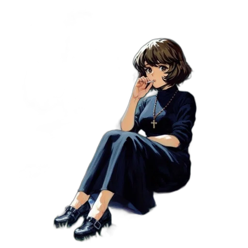 dress, staff, jacket, jewelry transparent PNG cut-out