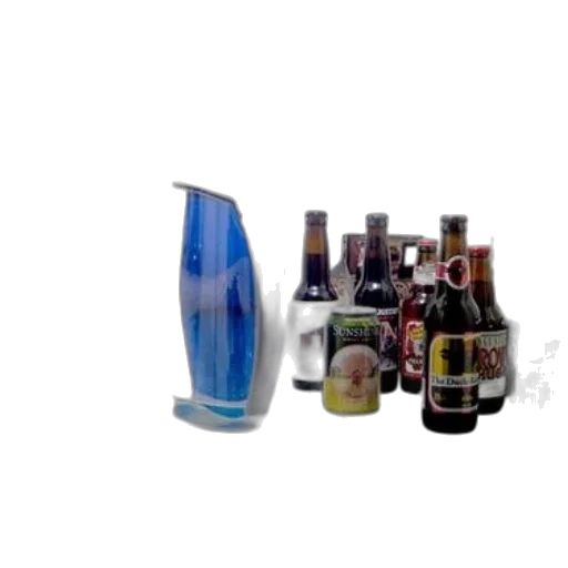 bottle, food, 3d render, photorealistic transparent PNG cut-out