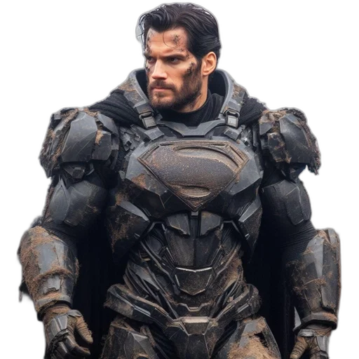 robot, jacket, face, weapon transparent PNG cut-out