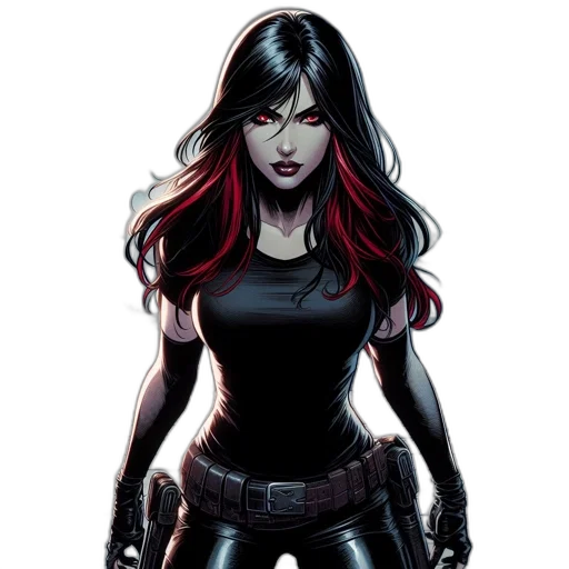 comic book art, concept art, fantasy art, cartoon transparent PNG cut-out