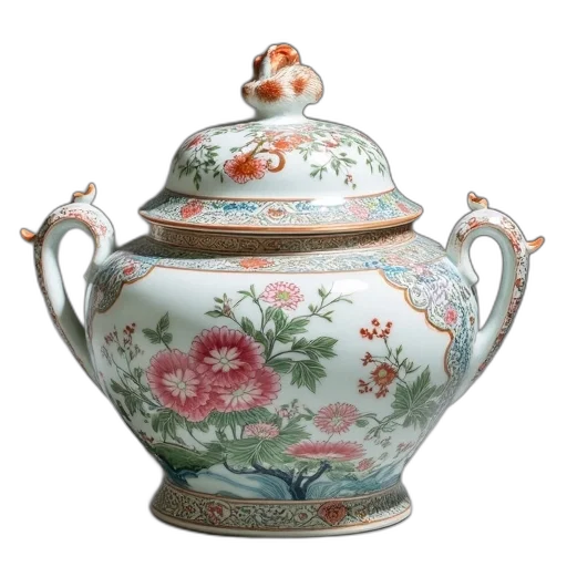photorealistic, 3d render, chinese, painted transparent PNG cut-out