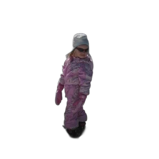 jacket, hat, creature, staff transparent PNG cut-out