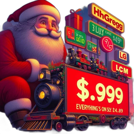 santa, claus, stands, next transparent PNG cut-out